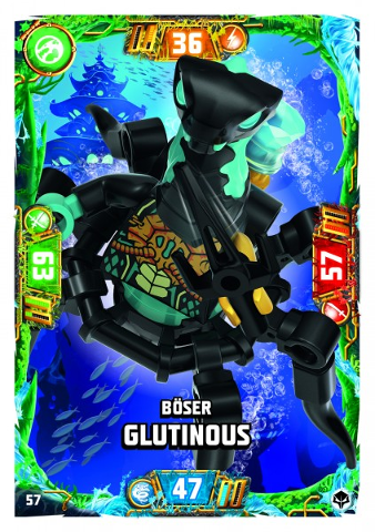 NINJAGO Trading Card Game (German) Series 7 (Next Level) - # 57 Böser Glutinous