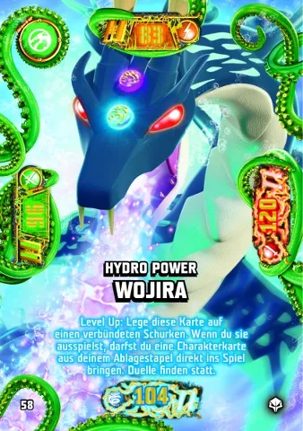 NINJAGO Trading Card Game (German) Series 7 (Next Level) - # 58 Hydro Power Wojira