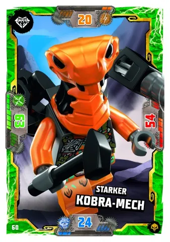 NINJAGO Trading Card Game (German) Series 7 (Next Level) - # 60 Starker Kobra-Mech