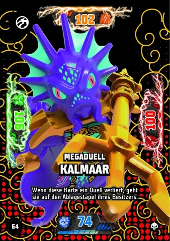 NINJAGO Trading Card Game (German) Series 7 (Next Level) - # 64 Megaduell Kalmaar