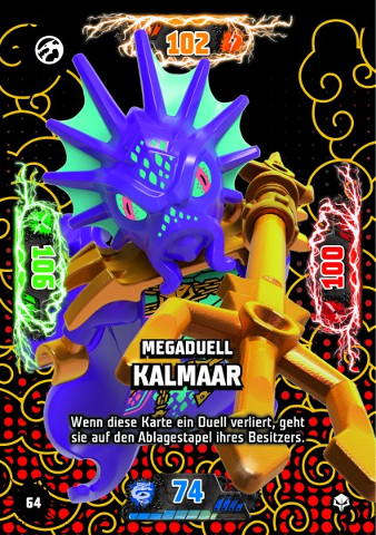 NINJAGO Trading Card Game (German) Series 7 (Next Level) - # 64 Megaduell Kalmaar