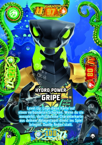 NINJAGO Trading Card Game (German) Series 7 (Next Level) - # 65 Hydro Power Gripe