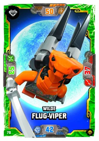 NINJAGO Trading Card Game (German) Series 7 (Next Level) - # 70 Wilde Flug-Viper
