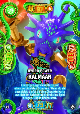 NINJAGO Trading Card Game (German) Series 7 (Next Level) - # 73 Hydro Power Kalmaar