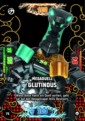 NINJAGO Trading Card Game (German) Series 7 (Next Level) - # 75 Megaduell Glutinous