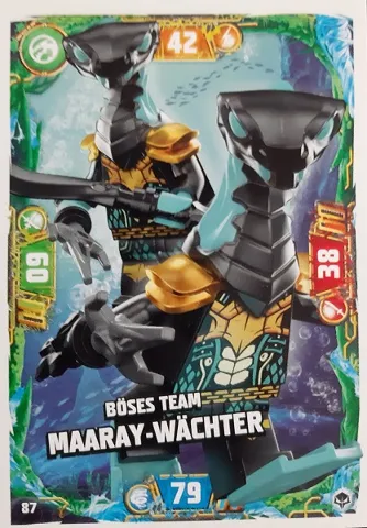NINJAGO Trading Card Game (German) Series 7 (Next Level) - # 87 Böses Team Maaray-Wächter