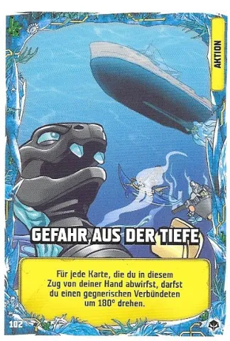 NINJAGO Trading Card Game (German) Series 7 (Next Level) - # 102 Gefahr aus der Tiefe