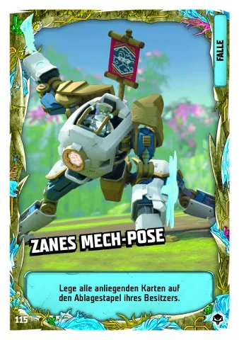 NINJAGO Trading Card Game (German) Series 7 (Next Level) - # 115 Zanes Mech-Pose