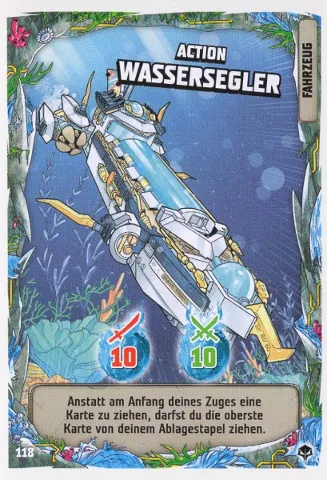 NINJAGO Trading Card Game (German) Series 7 (Next Level) - # 118 Action Wassersegler