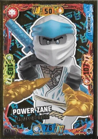 NINJAGO Trading Card Game (German) Series 7 (Next Level) - # LE4 Power Zane Limited Edition
