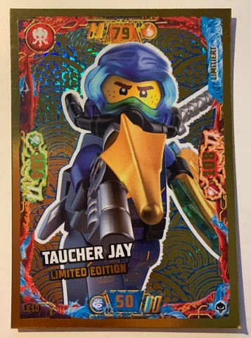 NINJAGO Trading Card Game (German) Series 7 (Next Level) - # LE10 Taucher Jay Limited Edition