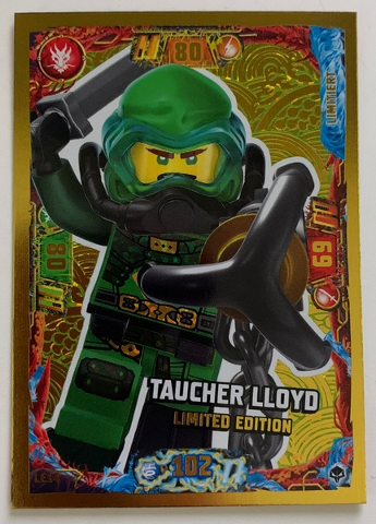 NINJAGO Trading Card Game (German) Series 7 (Next Level) - # LE14 Taucher Lloyd Limited Edition
