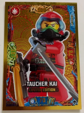 NINJAGO Trading Card Game (German) Series 7 (Next Level) - # LE15 Taucher Kai Limited Edition