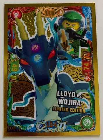 NINJAGO Trading Card Game (German) Series 7 (Next Level) - # LE19 Lloyd vs. Wojira Limited Edition