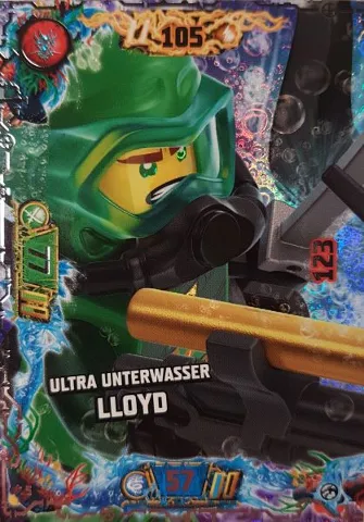 NINJAGO Trading Card Game (German) Series 7 - # 5 Ultra Unterwasser Lloyd