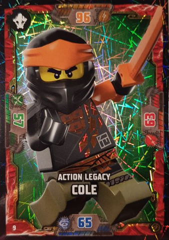 NINJAGO Trading Card Game (German) Series 7 - # 9 Action Legacy Cole