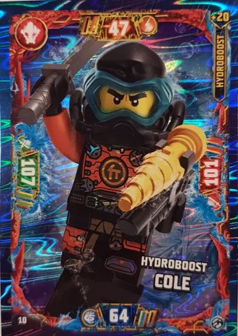 NINJAGO Trading Card Game (German) Series 7 - # 10 Hydroboost Cole
