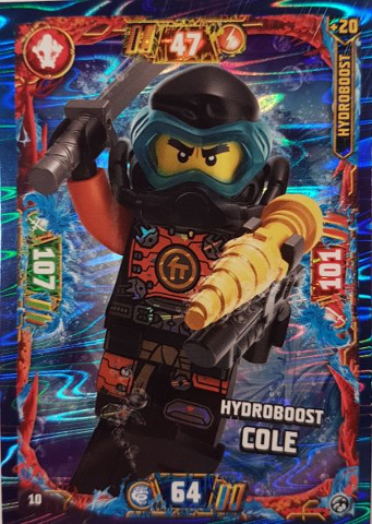 NINJAGO Trading Card Game (German) Series 7 - # 10 Hydroboost Cole