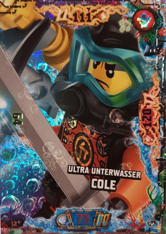 NINJAGO Trading Card Game (German) Series 7 - # 12 Ultra Unterwasser Cole