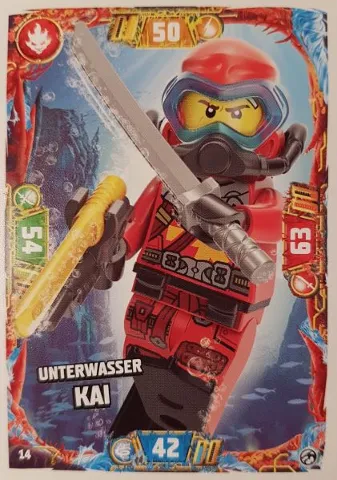 NINJAGO Trading Card Game (German) Series 7 - # 14 Unterwasser Kai