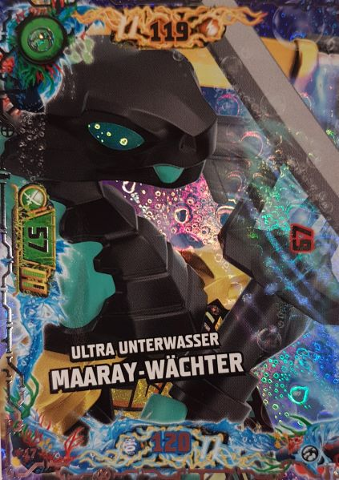 NINJAGO Trading Card Game (German) Series 7 - # 17 Ultra Unterwasser Maaray-Wächter