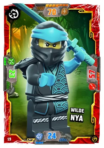 NINJAGO Trading Card Game (German) Series 7 - # 19 Wilde Nya