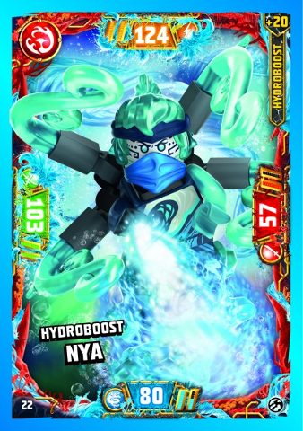 NINJAGO Trading Card Game (German) Series 7 - # 22 Hydroboost Nya