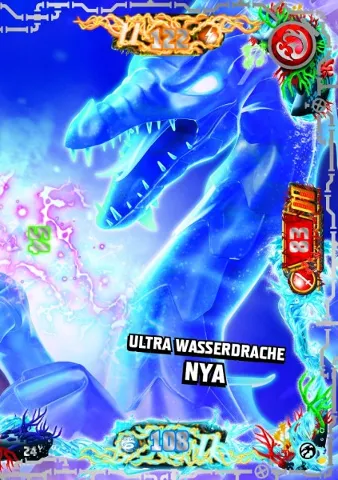 NINJAGO Trading Card Game (German) Series 7 - # 24 Ultra Wasserdrache Nya