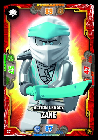 NINJAGO Trading Card Game (German) Series 7 - # 27 Action Legacy Zane