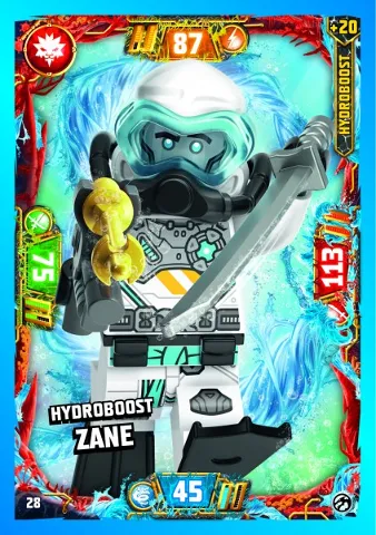 NINJAGO Trading Card Game (German) Series 7 - # 28 Hydroboost Zane