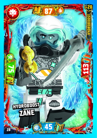 NINJAGO Trading Card Game (German) Series 7 - # 28 Hydroboost Zane