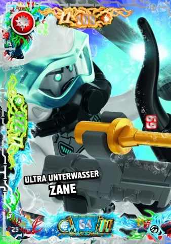 NINJAGO Trading Card Game (German) Series 7 - # 29 Ultra Unterwasser Zane