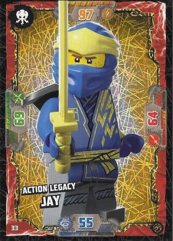 NINJAGO Trading Card Game (German) Series 7 - # 33 Action Legacy Jay