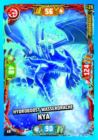 NINJAGO Trading Card Game (German) Series 7 - # 49 Hydroboost Wasserdrache Nya