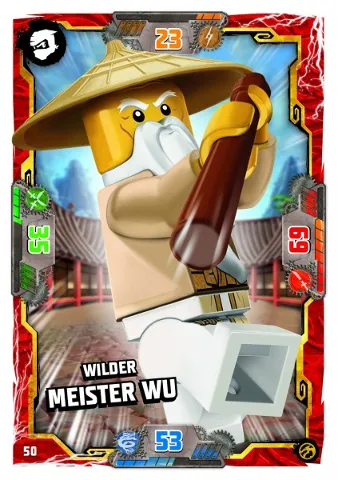 NINJAGO Trading Card Game (German) Series 7 - # 50 Wilder Meister Wu