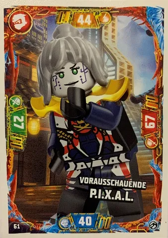 NINJAGO Trading Card Game (German) Series 7 - # 61 Vorausschauende P.I.X.A.L.