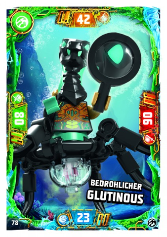 NINJAGO Trading Card Game (German) Series 7 - # 78 Bedrohlicher Glutinous