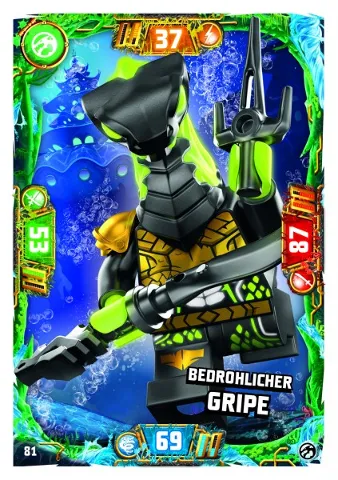 NINJAGO Trading Card Game (German) Series 7 - # 81 Bedrohlicher Gripe