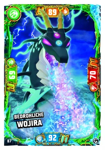 NINJAGO Trading Card Game (German) Series 7 - # 87 Bedrohliche Wojira