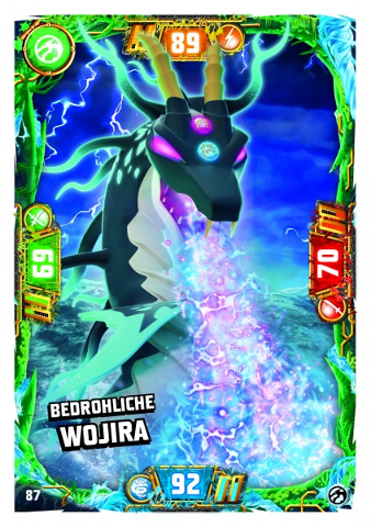 NINJAGO Trading Card Game (German) Series 7 - # 87 Bedrohliche Wojira