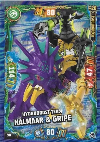NINJAGO Trading Card Game (German) Series 7 - # 90 Hydroboost Team Kalmaar & Gripe