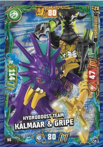 NINJAGO Trading Card Game (German) Series 7 - # 90 Hydroboost Team Kalmaar & Gripe
