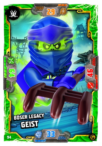 NINJAGO Trading Card Game (German) Series 7 - # 94 Böser Legacy Geist