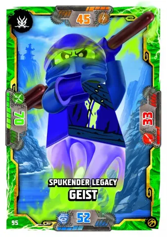 NINJAGO Trading Card Game (German) Series 7 - # 95 Spukender Legacy Geist