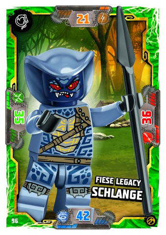 NINJAGO Trading Card Game (German) Series 7 - # 96 Fiese Legacy Schlange