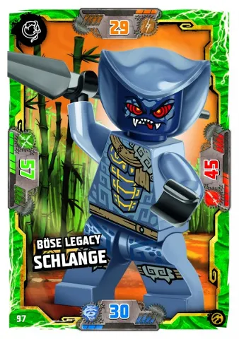 NINJAGO Trading Card Game (German) Series 7 - # 97 Böse Legacy Schlange