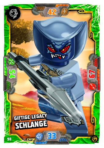 NINJAGO Trading Card Game (German) Series 7 - # 98 Giftige Legacy Schlange
