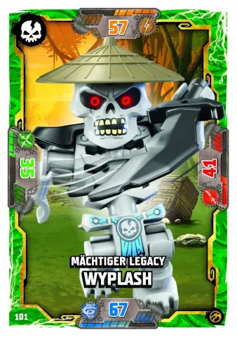 NINJAGO Trading Card Game (German) Series 7 - # 101 Mächtiger Legacy Wyplash
