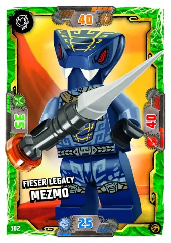 NINJAGO Trading Card Game (German) Series 7 - # 102 Fieser Legacy Mezmo