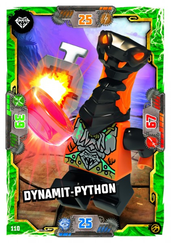 NINJAGO Trading Card Game (German) Series 7 - # 110 Dynamit-Python